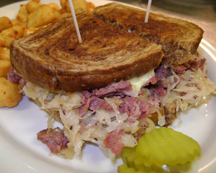 Corned beef dinner, at The Peshtigo Corral.