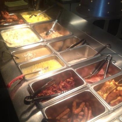 Brunch buffet, at The Peshtigo Corral.