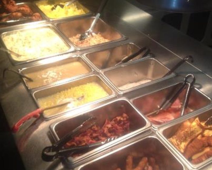 Brunch buffet, at The Peshtigo Corral.