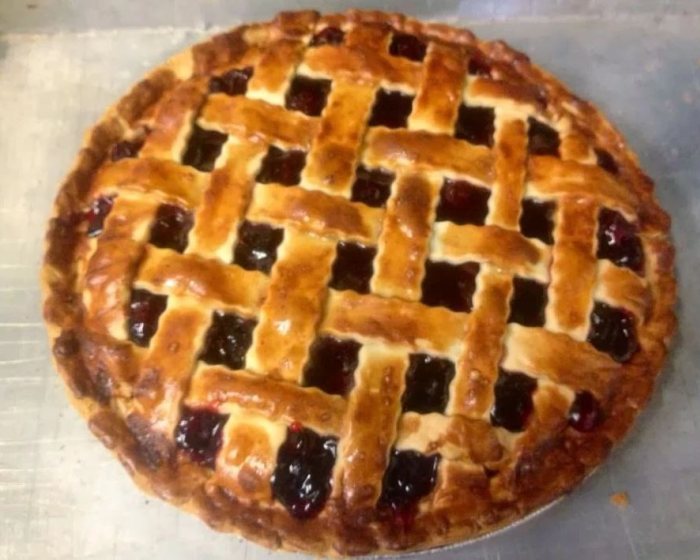 Cherry pie, at The Peshtigo Corral.