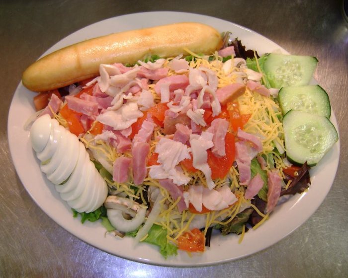 Chef salad 3, at The Peshtigo Corral.